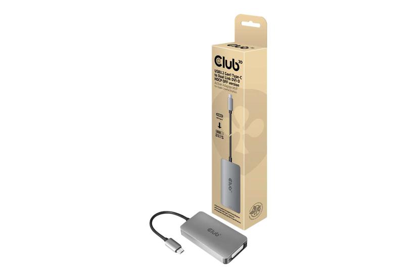 Club 3d - Usb / Dvi Kabel - 24 Pin Usb-c Til Dvi-d - 24.5 Cm