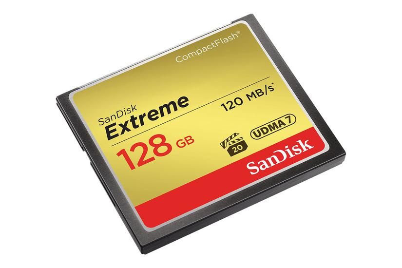 Sandisk Extreme - Flashhukommelseskort - 128 Gb - Compactflash