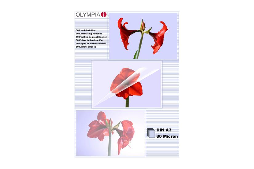 1x25 Olympia Laminating Pouches Din A3 80 Micron 9180