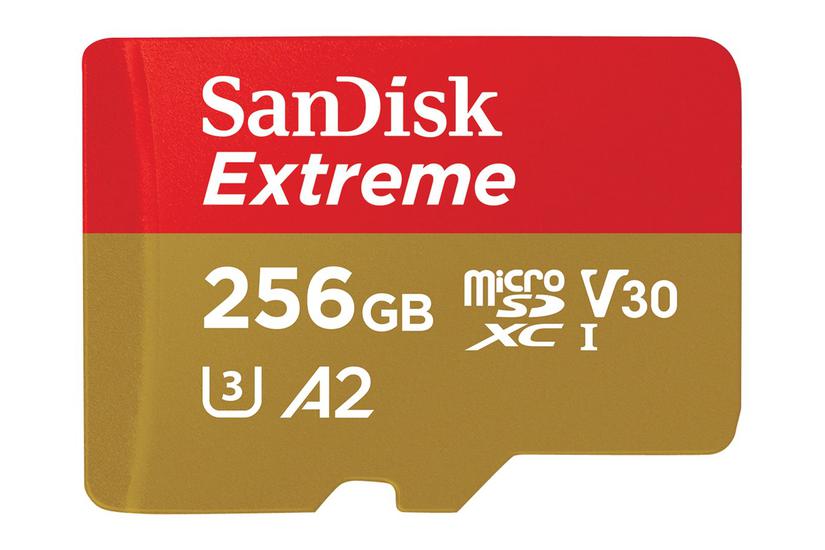 Sandisk Extreme - Flashhukommelseskort - 256 Gb - Microsdxc Uhs-i