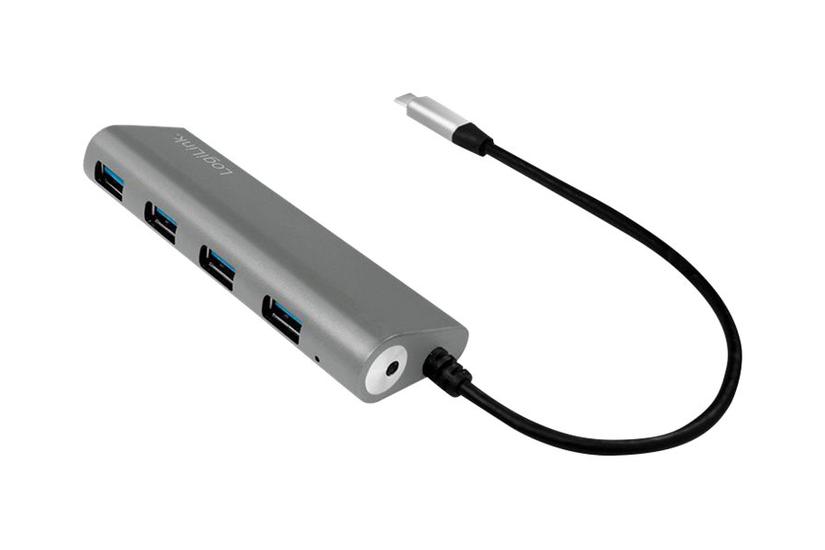 Logilink Usb-c 3.1 Hub, 4 Port - Hub - 4 Porte