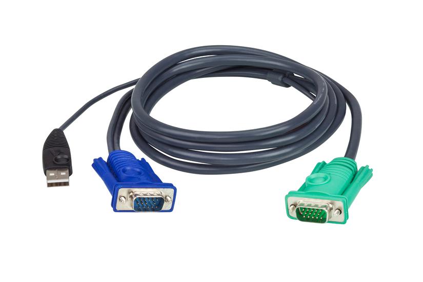 Aten Micro-lite 2l-5205u - Kabel Til Tastatur / Video / Mus (kvm)