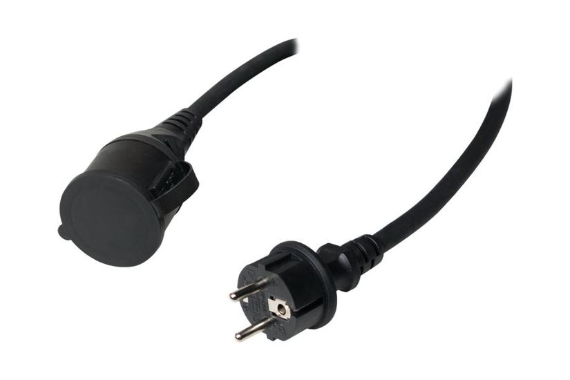 Logilink - Forlængerkabel Til Strøm - Power Cee 7/7 Til Power Cee 7/7 - 5 M