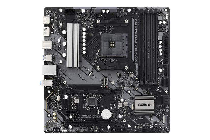Asrock B550m Phantom Gaming 4 - Ddr4 - Micro Atx Bundkort - Am4