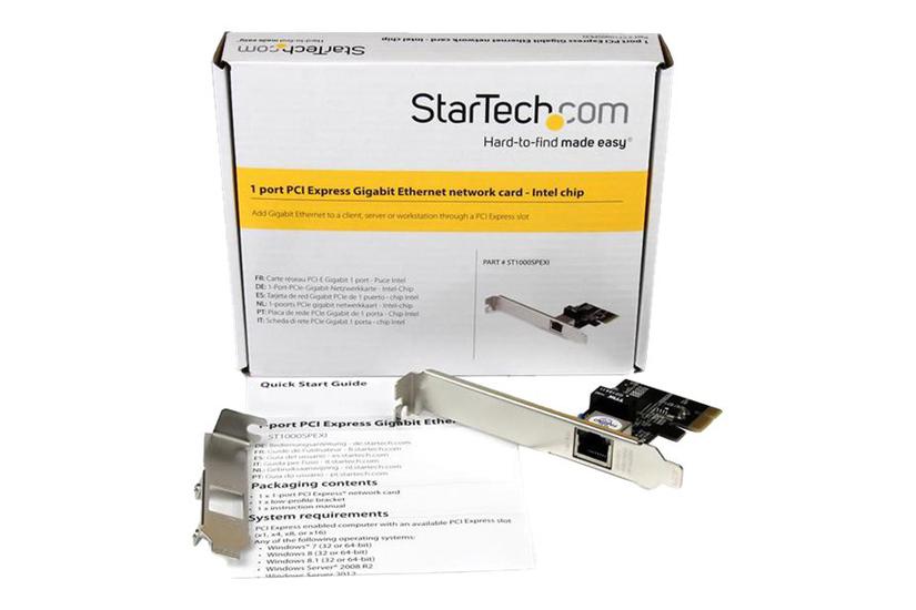 Startech.com 1-port Gigabit Ethernet Network Card - Pci Express, Intel I210 Nic - Single Port Pcie Network Adapter Card With Intel Chipset (st1000spexi) - Netværksadapter - Pcie