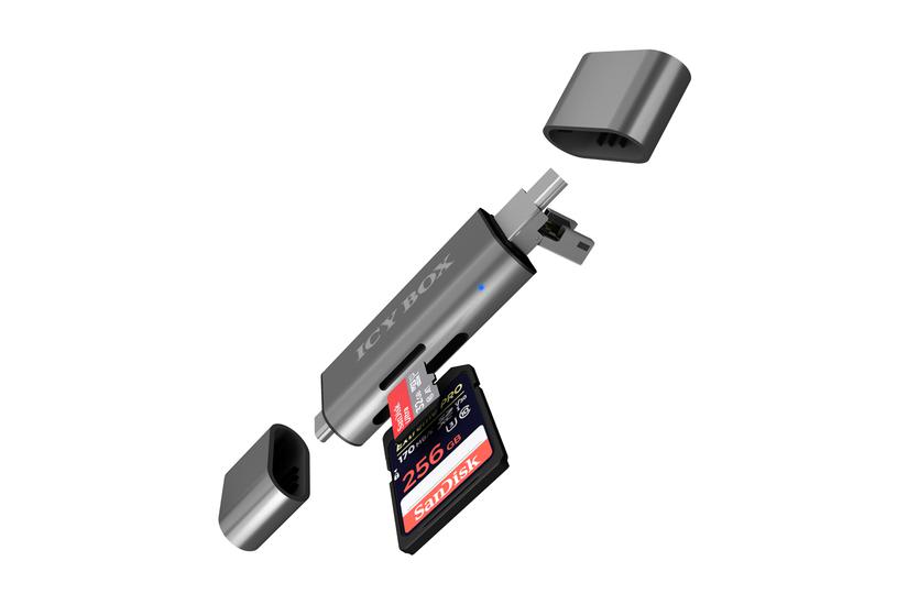 Icy Box Ib-cr200-c - Kortlæser - Usb 2.0