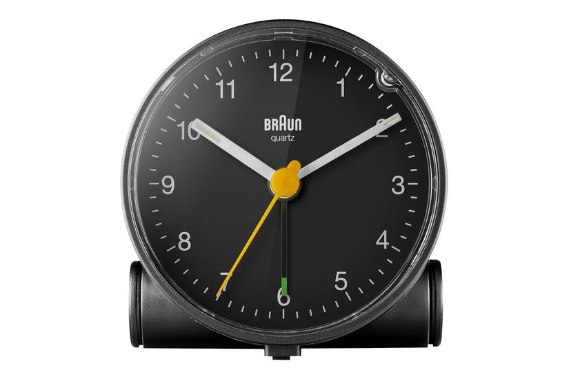 Braun Bc01 - Alarmur - Rund - Kvarts - Desktop - Sort