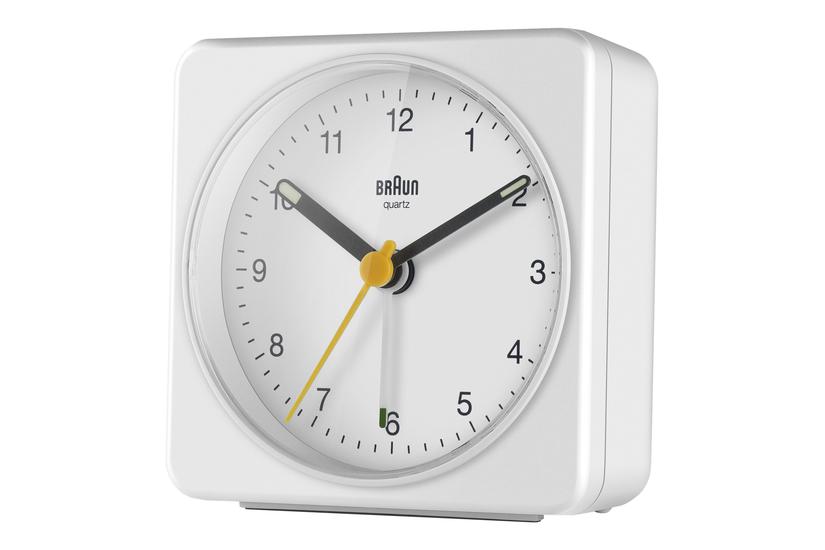 Braun Bc03w - Alarmur - Kvadratisk - Kvarts - Desktop - Hvid