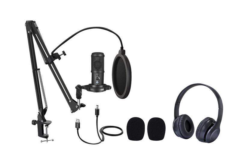 Easypix Mystudio - Podcast Kit - Hovedtelefon Og Mikrofonsæt Med Mik.