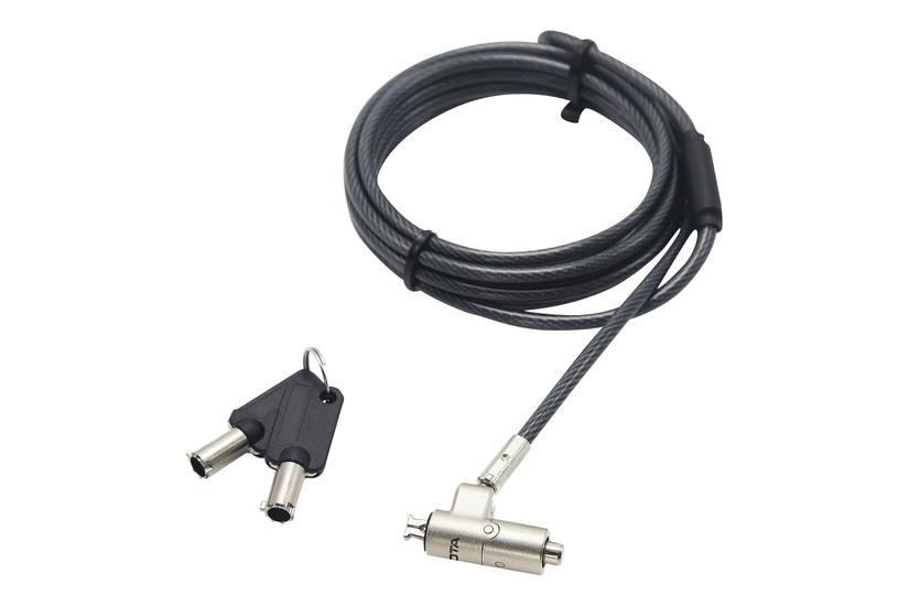 Dicota - Sikkerhedskabelslås - Ultratynd