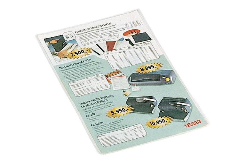 Esselte - Beskyttende Lomme - For A4 - Klar Glas (pakke Med 100)