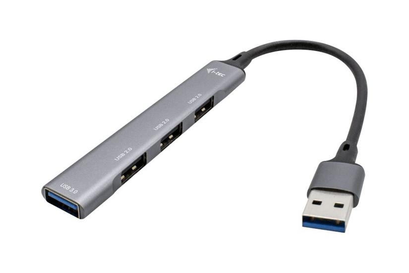 I-tec Usb 3.0 Metal Hub - Hub - 4 Porte
