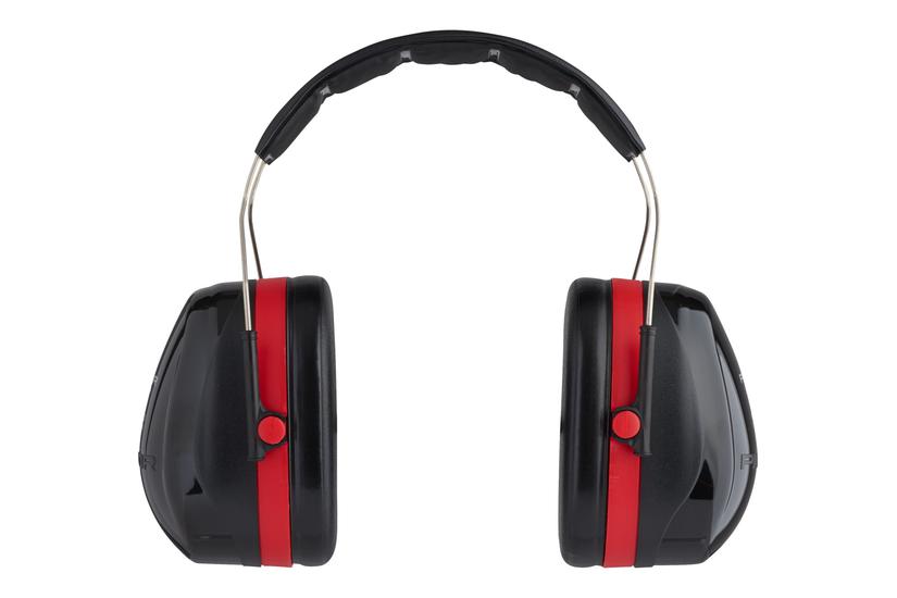 3m Peltor Optime Iii H540a-411-sv - ørevarmere - Polyuretan-skum, Abs Plastik, Polyvinylklorid (pvc), Rustfrit Stål - Sort, Rød