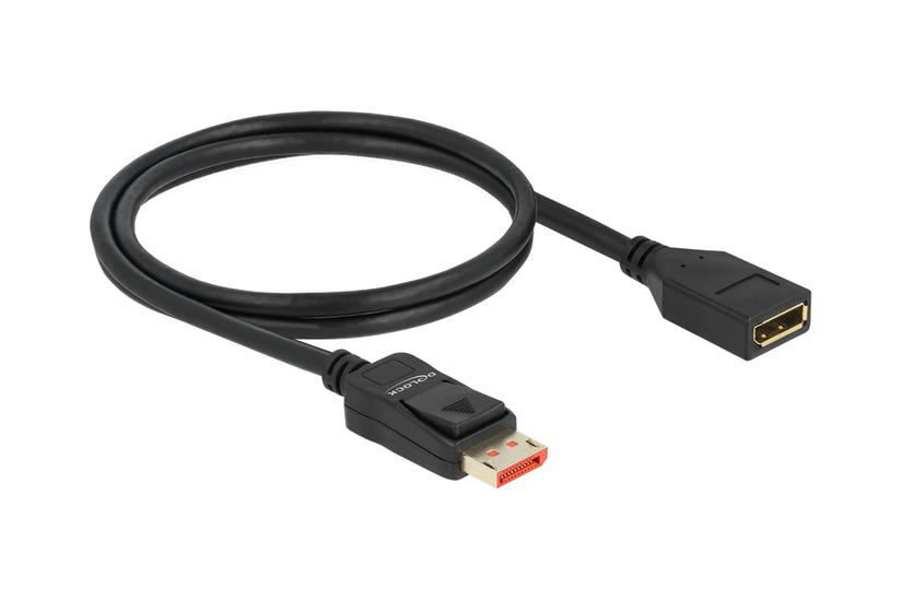 Delock - Displayport Forlængerkabel - Displayport Til Displayport - 1 M