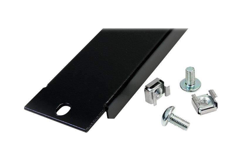 Startech.com 1u Blanking Panel - Metal Rack Mount Filler Panel - For 19in Server Rack Enclosure Or Cabinet - Steel - Black (blankb1) - Tomt Panel - 1u