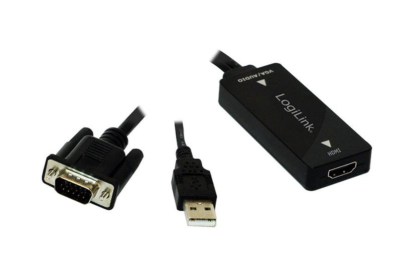 Logilink Vga With Audio To Hdmi Converter - Video Transformer