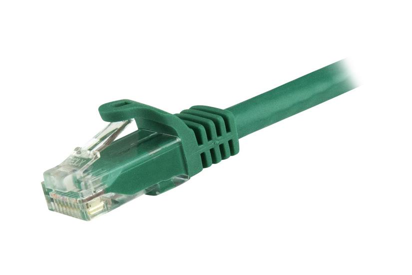 Startech.com 15m Cat6 Ethernet Cable, 10 Gigabit Snagless Rj45 650mhz 100w Poe Patch Cord, Cat 6 10gbe Utp Network Cable W/strain Relief, Green, Fluke Tested/wiring Is Ul Certified/tia - Category 6 - 24awg (n6patc15mgn) - Patchkabel - 15 M - Grøn