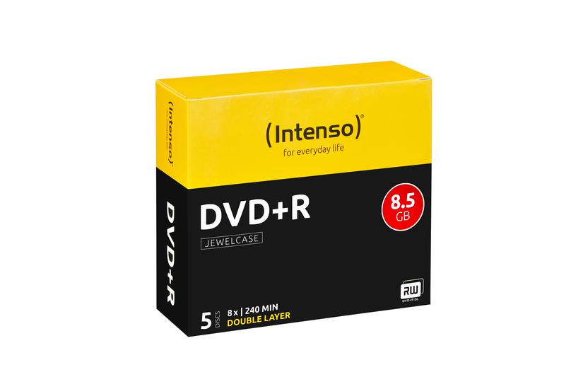 Intenso - Dvd+r Dl X 5 - 8.5 Gb - Lagringsmedie