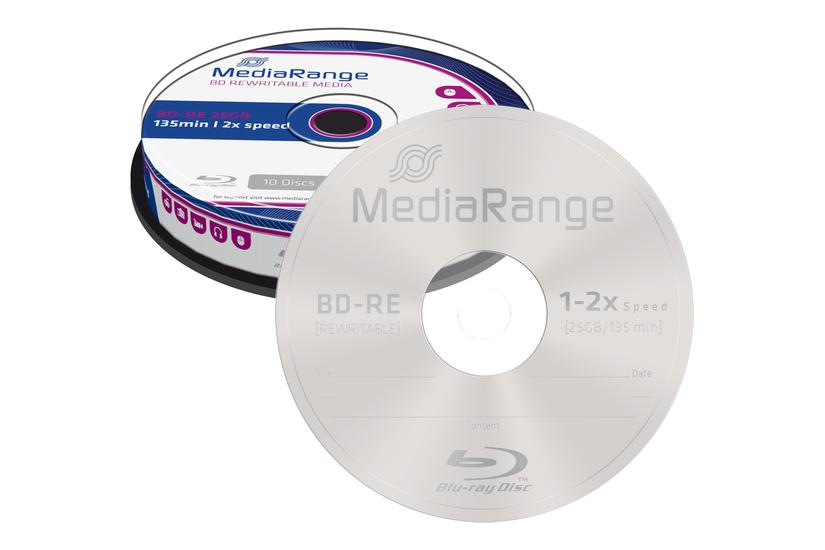 Mediarange - Bd-re X 10 - 25 Gb - Lagringsmedie