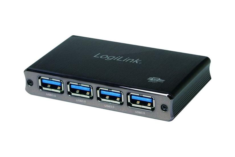 Logilink Usb 3.0 Hub 4-port, Aluminum - Hub - 4 Porte