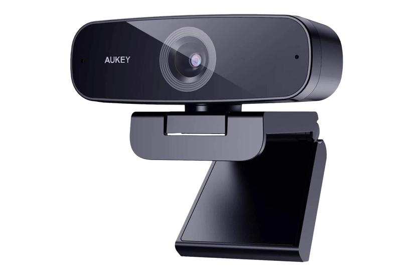 Aukey Pc-w3 - Webcam - Farve - 2 Mp - 1920 X 1080 - 1080p - Fast Brændvidde - Audio - Usb