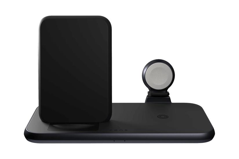 Zens Aluminium Series 4 In 1 Trådløs Opladningsstander - + Ac-strømadapter - Usb - 45 Watt