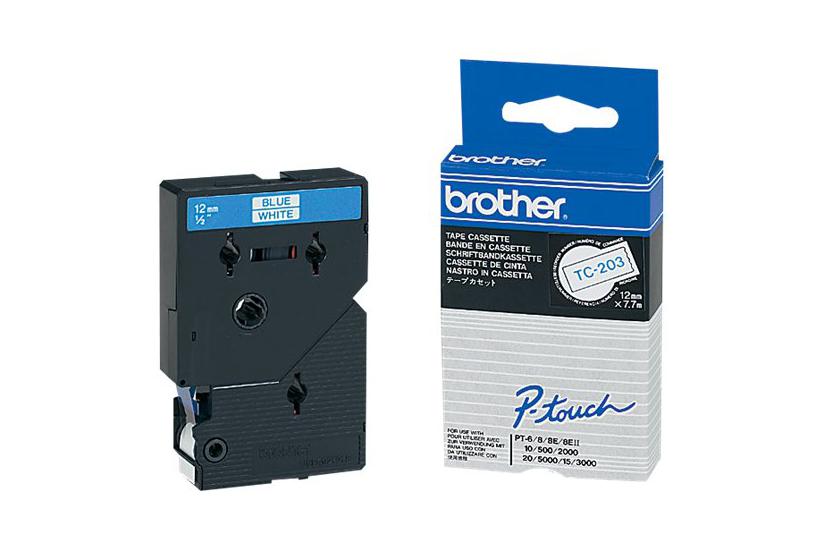 Brother - 1 Stk. - Rulle (1,2 Cm X 7,7 M) - Printerbånd