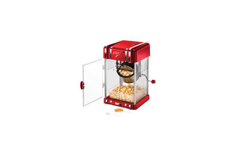 Unold 48535 Retro - Popcorn-maskine - Rød Metallisk/transparent