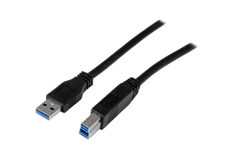 Startech.com 1m 3 Ft Certified Superspeed Usb 3.0 A To B Cable Cord - Usb 3 Cable - 1x Usb 3.0 A (m), 1x Usb 3.0 B (m) - 1 Meter, Black (usb3cab1m) - Usb-kabel - Usb Type B Til Usb Type A - 1 M