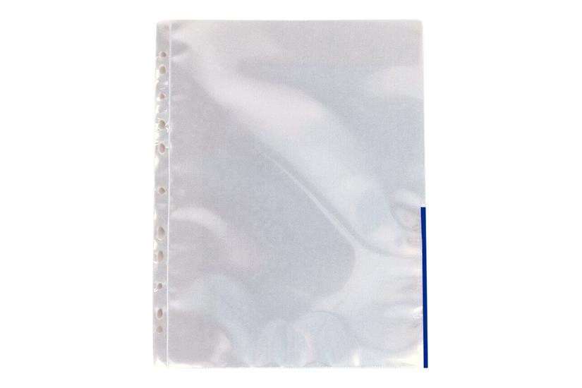 Esselte - Arkbeskytter - For A4 - Glasklar Med Blåt Faneblad (pakke Med 100)