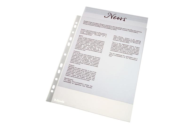 Esselte - Arkbeskytter - For A4 - Klar (pakke Med 25)