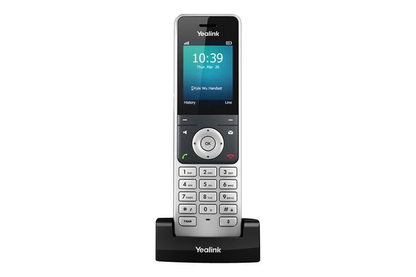 Yealink W56h - Ekstra Trådløst Håndsæt Med Opkalds-id - 3-vejs Opkaldskapacitet