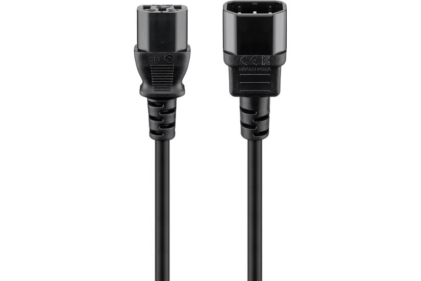 Goobay - Forlængerkabel Til Strøm - Iec 60320 C14 Til Power Iec 60320 C13 - 1 M