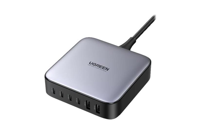 Ugreen Nexode Strømforsyningsadapter - 4 X Usb-c, 2 X Usb - 200 Watt