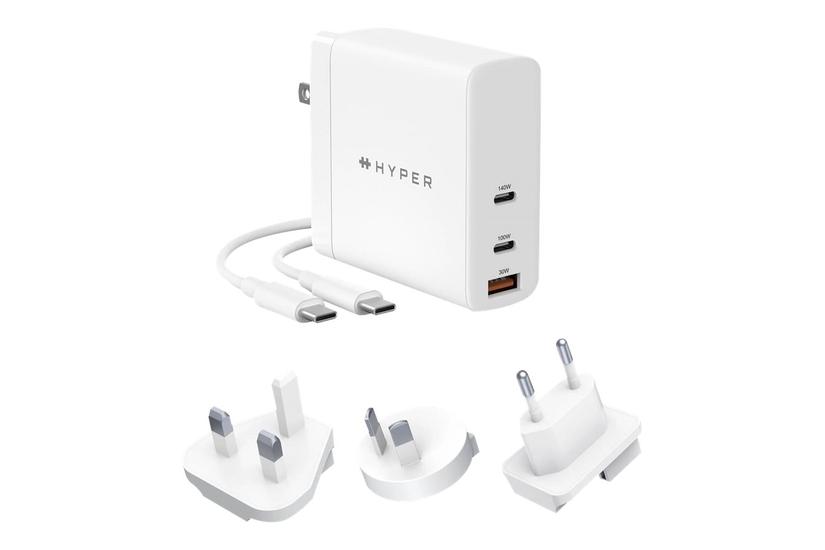 Hyperjuice Strømforsyningsadapter - Gan-teknologi - Usb, 2 X Usb-c - 140 Watt