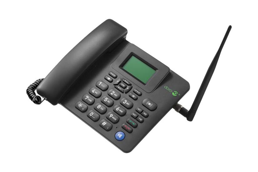 Doro 4100h - Sort - 4g Fast Mobiltelefon - 80 Mb - Gsm