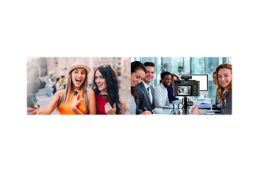 Easypix Mystudio Wireless Mic Duo - Trådløst Mikrofonsystem