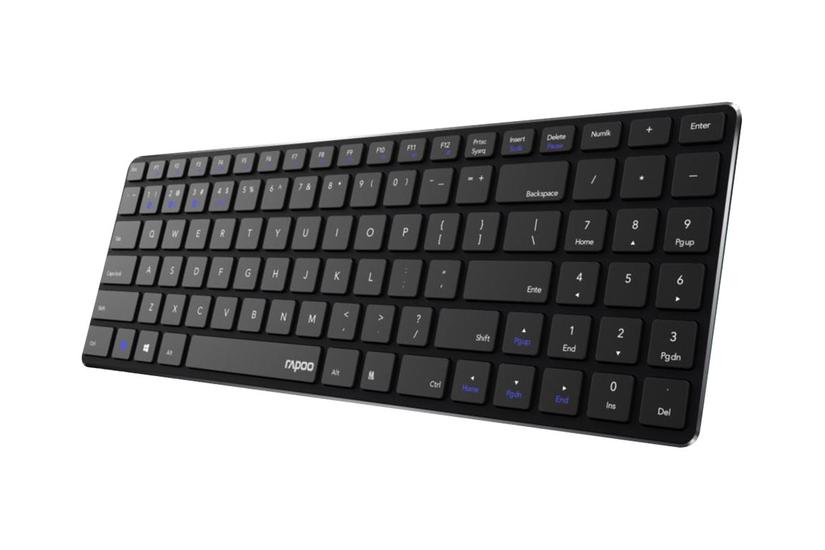 Rapoo E9100m - Tastatur - Sort Indgangsudstyr