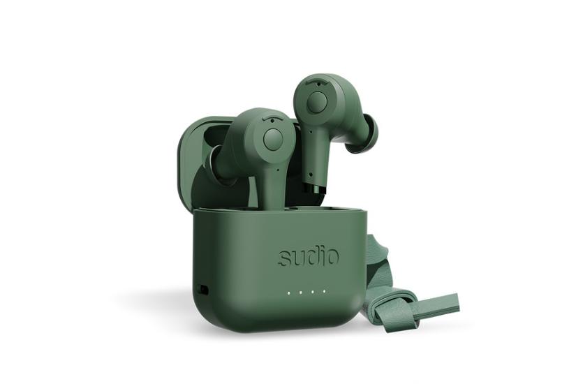 Sudio Headphone Ett + Qi Charger True Wireless Bundle In-ear Green