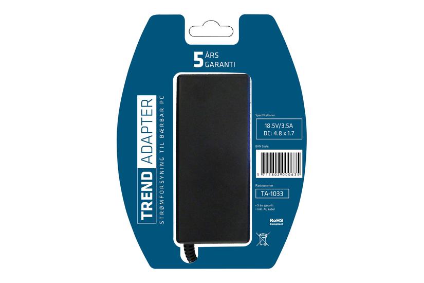 Trend - Strømforsyningsadapter - 65 Watt