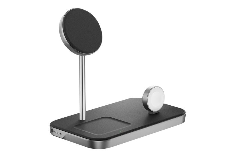 Alogic Magspeed 3-in-1 Trådløs Opladningsstander - 15 Watt