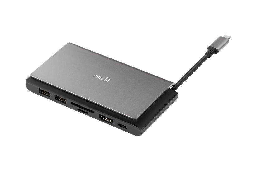Moshi Symbus Mini 7-in-1 - Dockingstation - Usb-c / Thunderbolt 3 - Hdmi - 1gbe