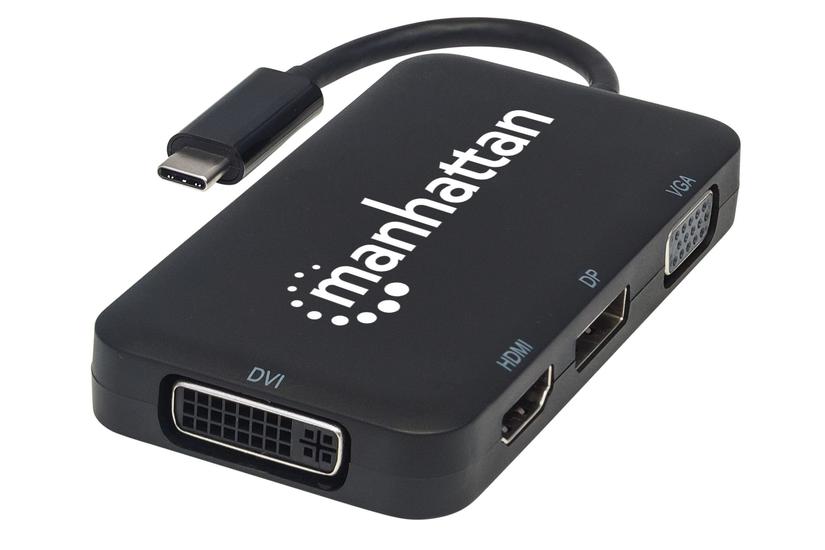 Manhattan 152600 Dockingstation Usb Type-c Sort