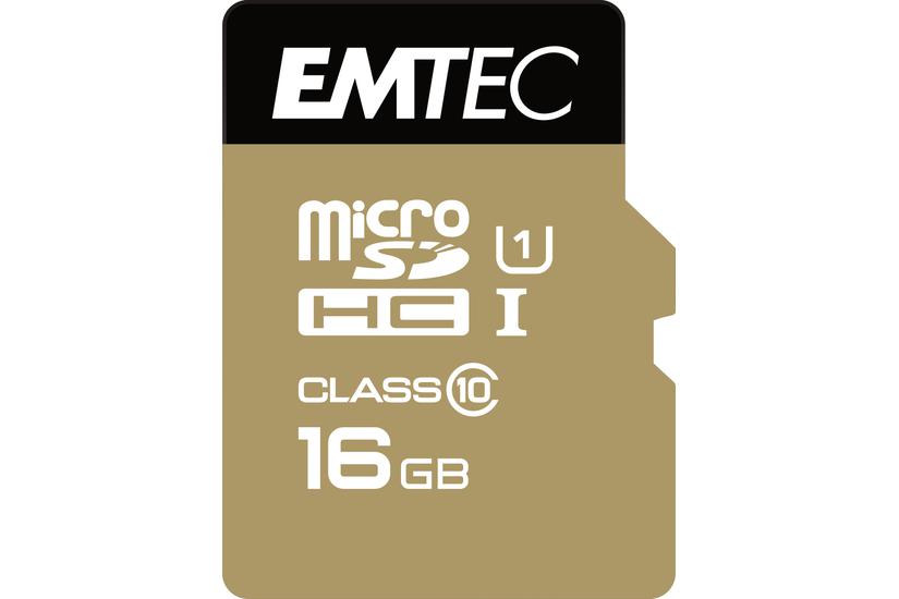 Emtec Microsd Class10 Gold+ 16gb Microsdhc Klasse 10