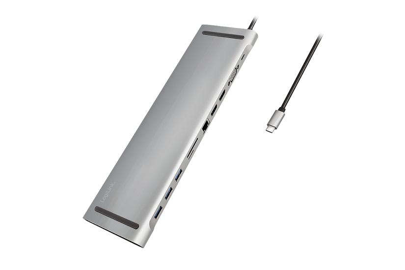 Logilink Ua0373 Dockingstation Ledningsført Usb 3.2 Gen 1 (3.1 Gen 1) Type-c Aluminium