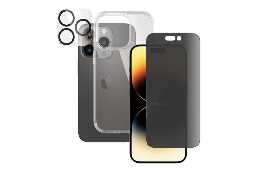 Panzerglass - 3 I 1 Fortrolighedsbeskyttelsespake - Beskyttende Kasse Til Mobiltelefon