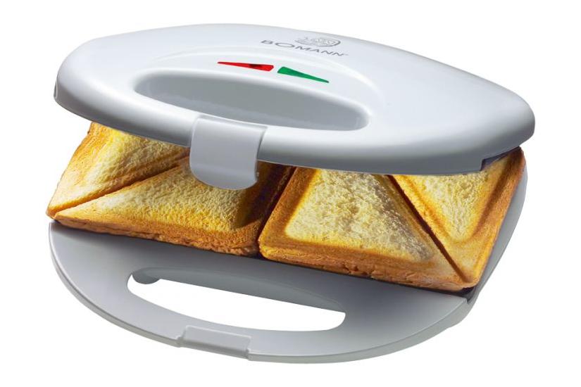 Bomann St 5016 Cb 4 Vaffel/vafler 750 W Sølv