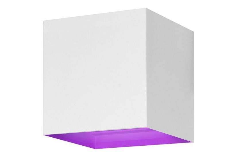 Hombli Smart Wall Light - Væglampe - Led - 6 W - Varmt Til Køligt Hvidt Lys - 2700-6500 K - Terning - Hvid