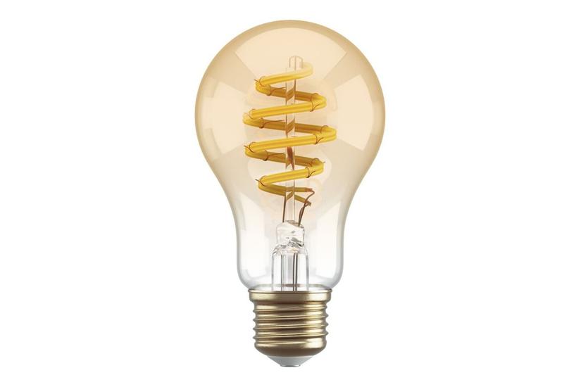 Hombli Smart - Led-filament-lyspære - Form: A60 - E27 - 5.5 W - Varmt Hvidt Lys - 1800-2700 K - Ravgul