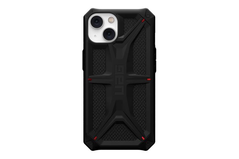 Uag Rugged Monarch Case For Iphone 14 Kevlar Black - Bagsidecover Til Mobiltelefon